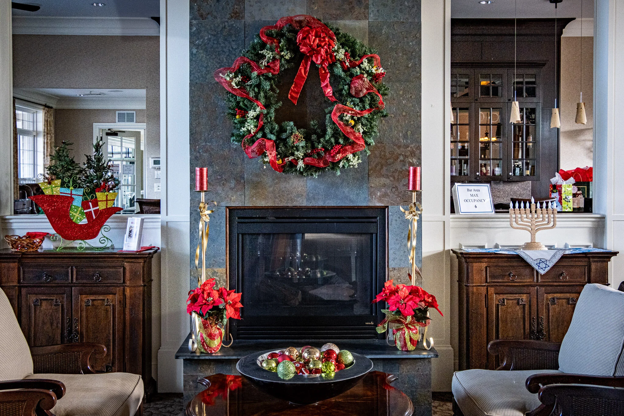 Clubhouse Fireplace