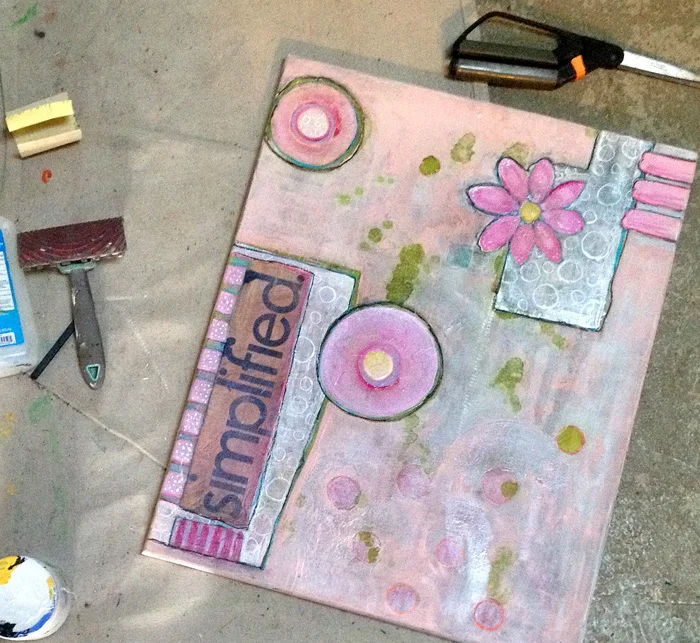 New Work Simplified Abstract Painting