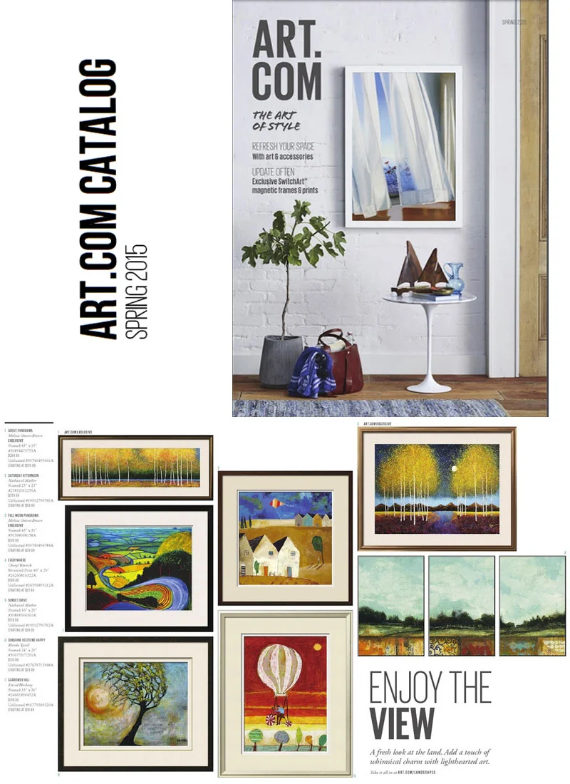 Featured in Art.Com Spring Catalog