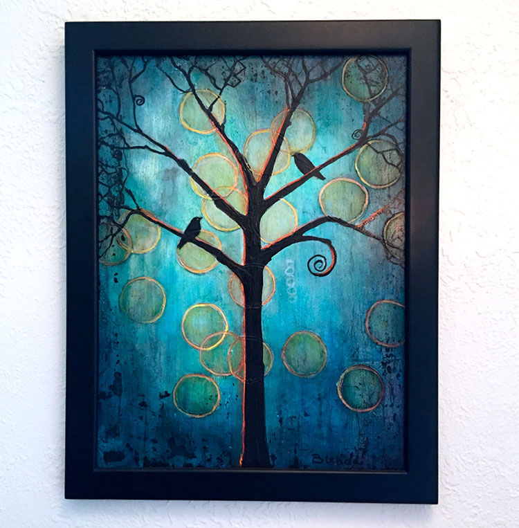 Update: WINNER of the Tree Painting is Mary Ann.