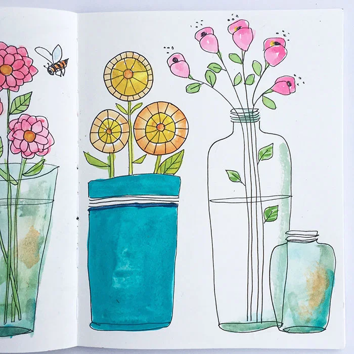 "Fleurs" Available In Etsy Shop