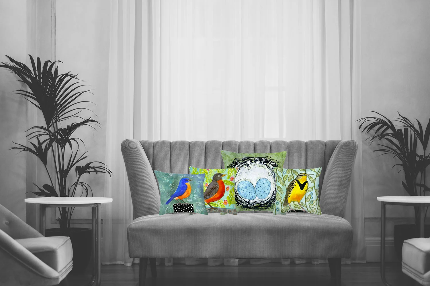 How to Convert a Boring Sofa into a Fun Little Nest