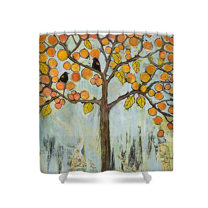 Love Birds in Paris Shower Curtain - $70