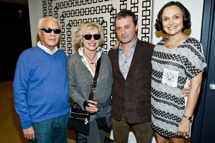 Marsha Owett with John Reinhold, Debbie Harry and Scott Kilgour