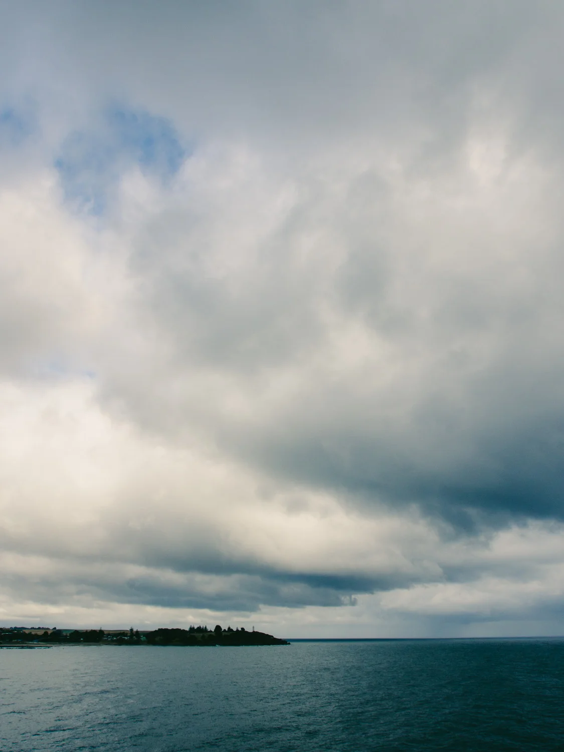 Leaving Davenport on the Spirit of Tasmania.