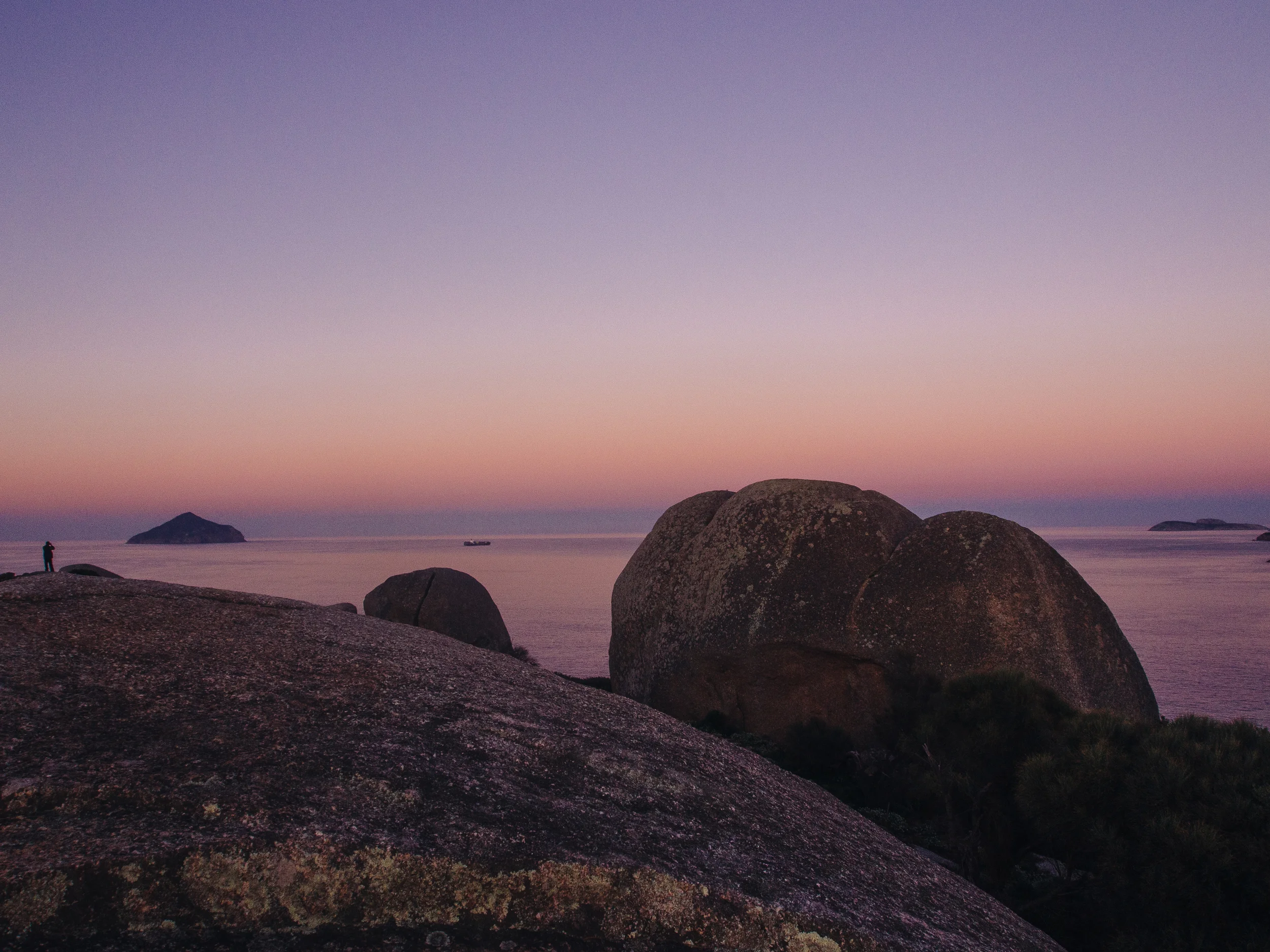 Bouldery outcrop near the Wilsons Prom Lighthouse