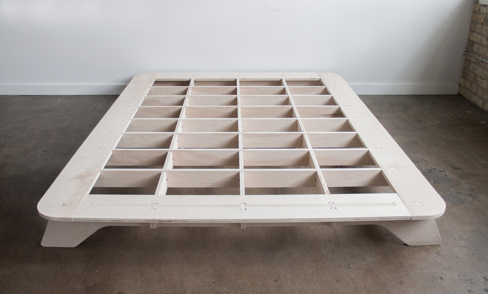 Trestle Bed Frame Craig Stover, Plywood Bed Frame