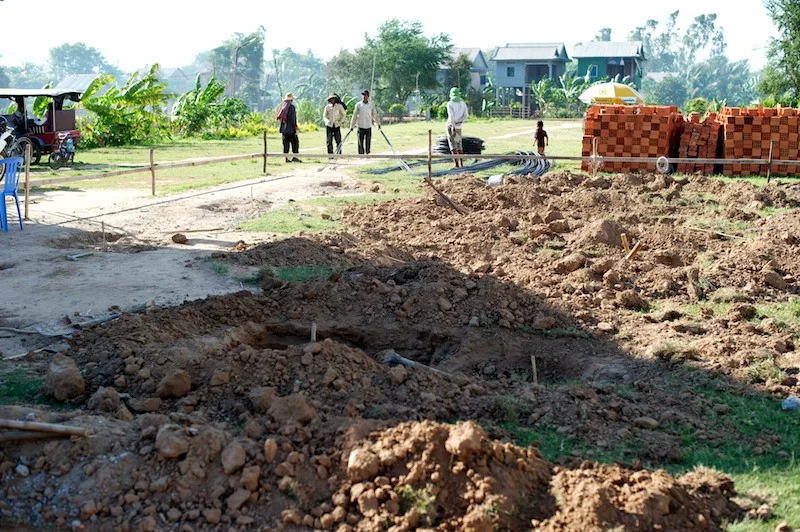 Preparing the ground