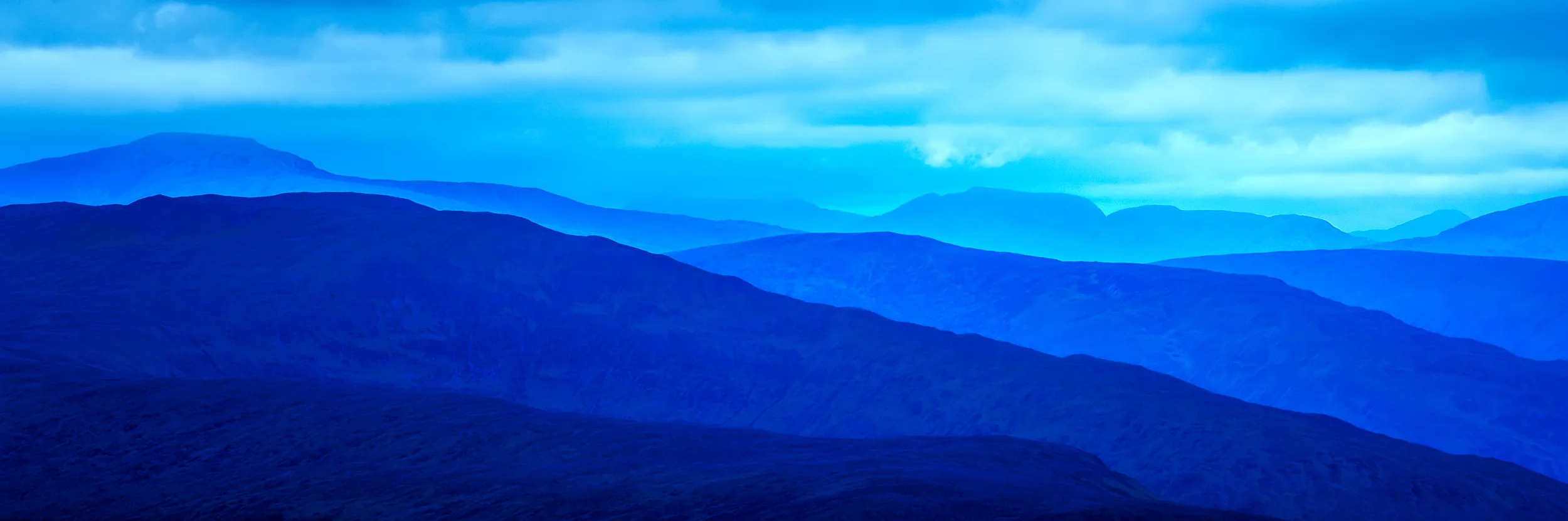 Nevis Range in Blue