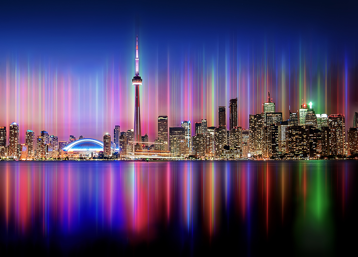 Electrified Toronto Skyline