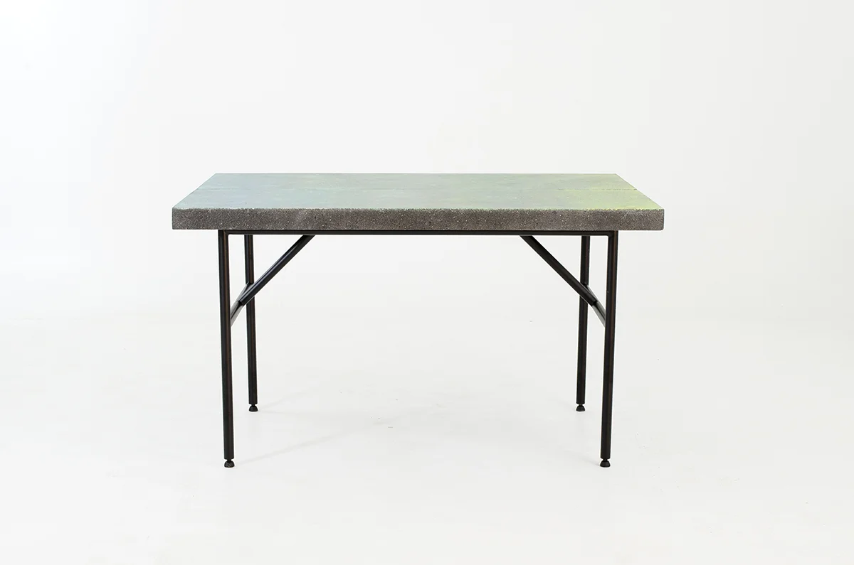 Colored Basalt Table by Panorámica