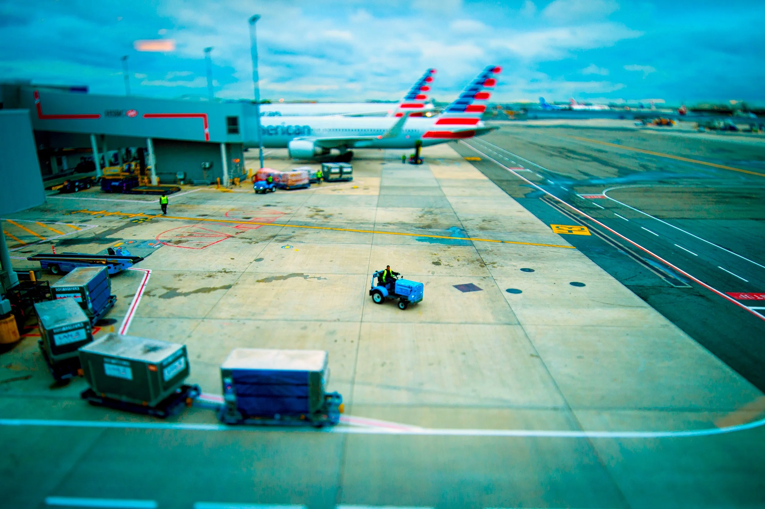 mini-JFK airport. New York.
