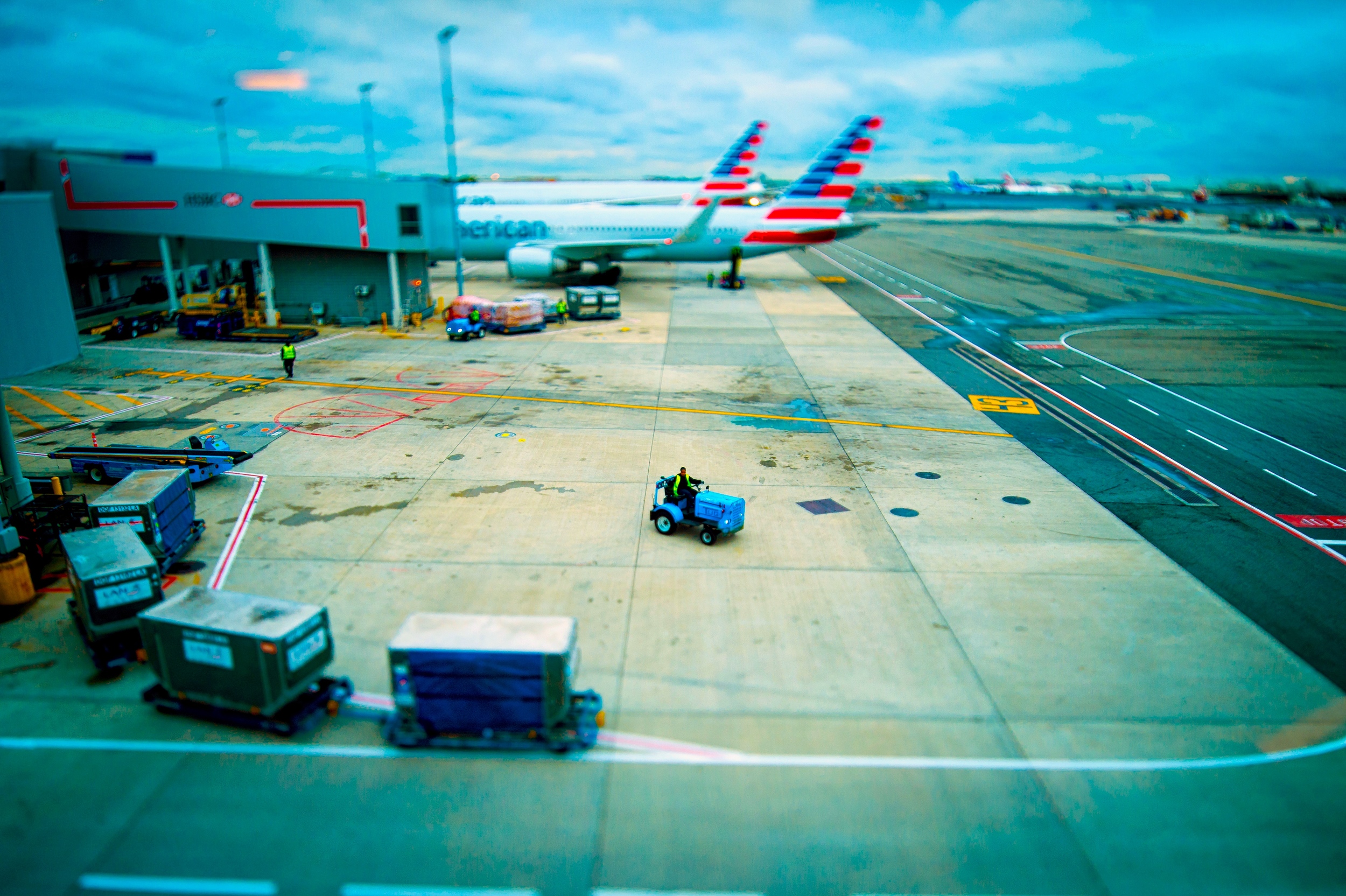 mini-JFK airport. New York.