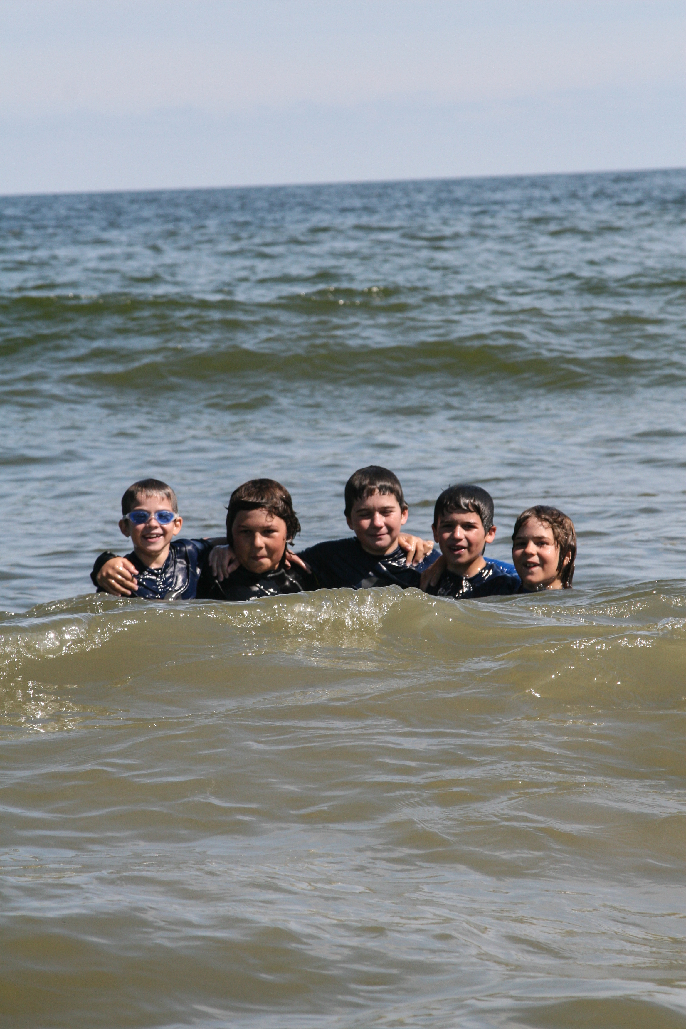 In the ocean.