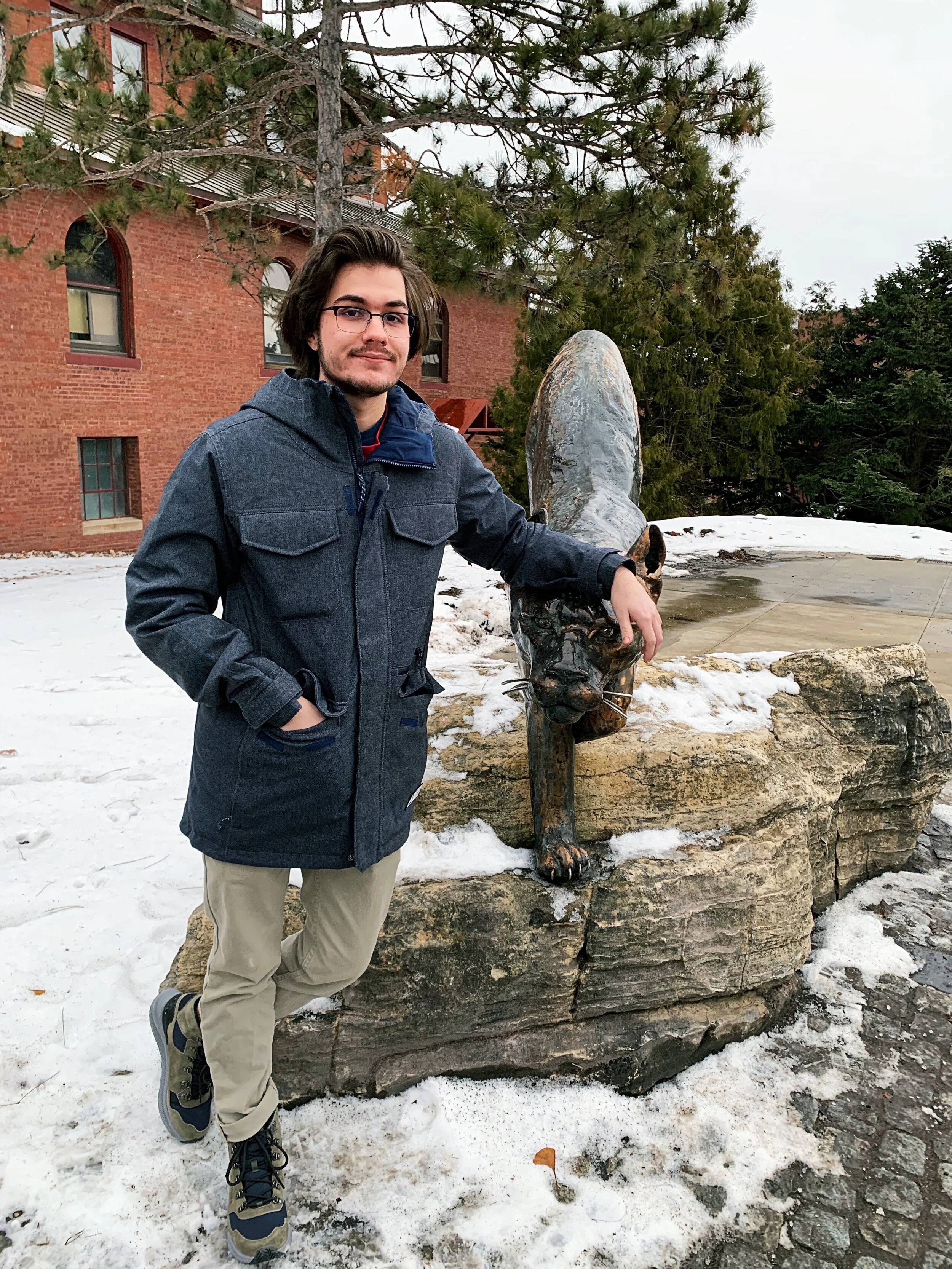 He's Officially a UVM Catamount!