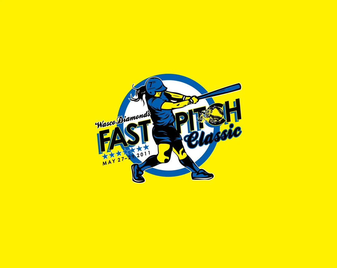 Fast pitch softball tourney logo