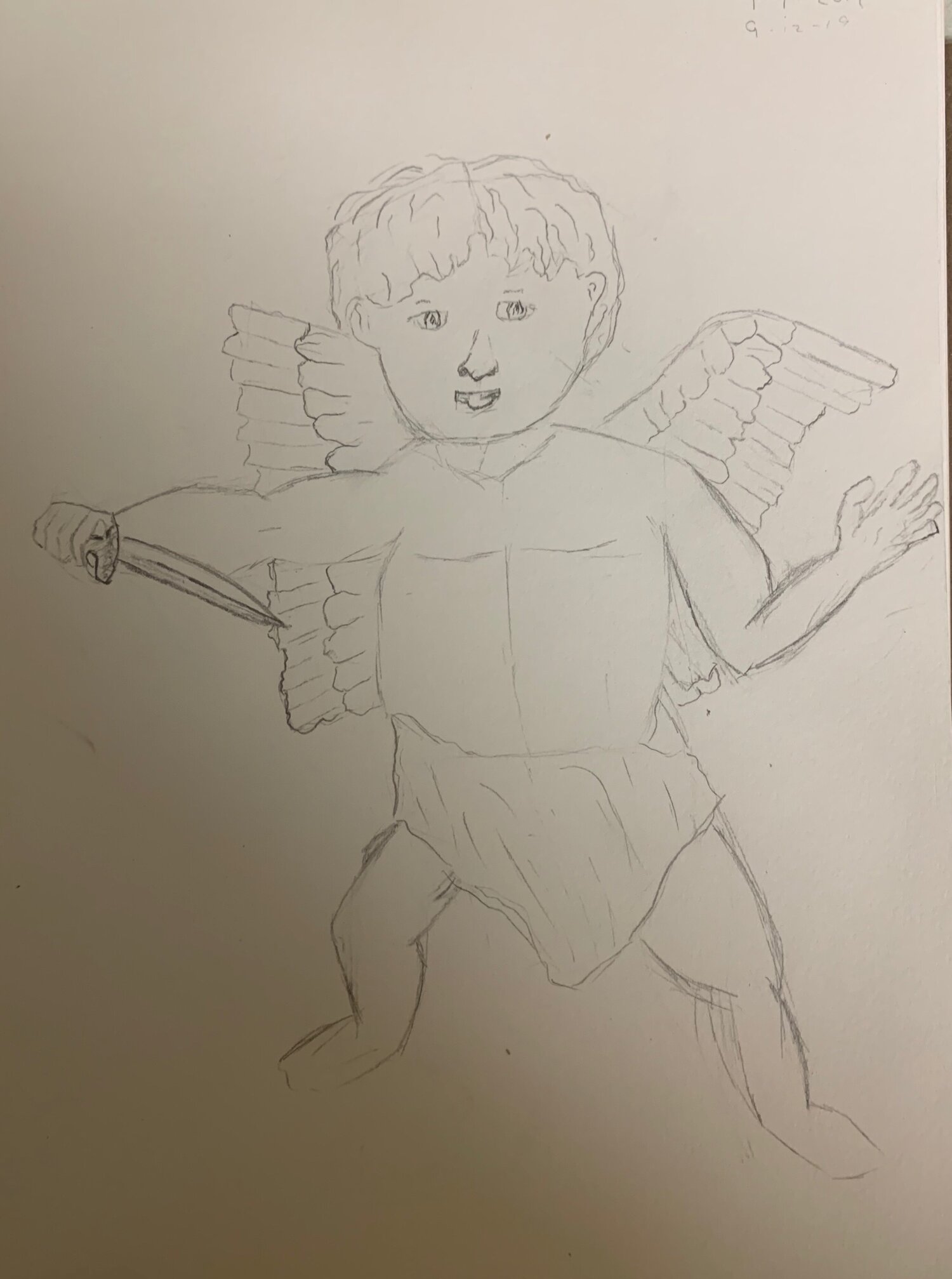 Cupid, ready to shove that knife in your back.