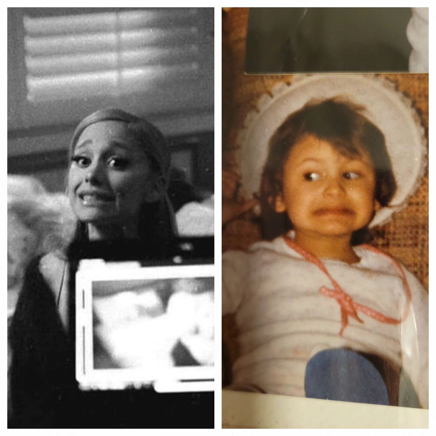 Same energy! Current Ari, Little Me. #wecantbefriends but we might have been separated at birth! 😅 Btw can we talk about how phenomenal this album is??? #arianagrandefans #eternalsunshine @arianagrande