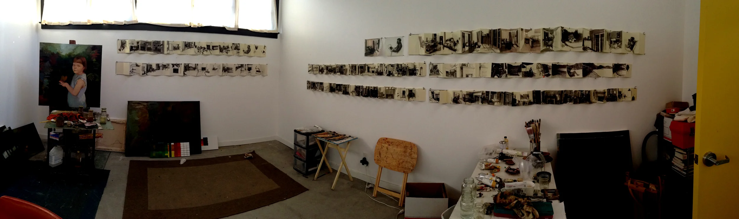 Getting the studio ready