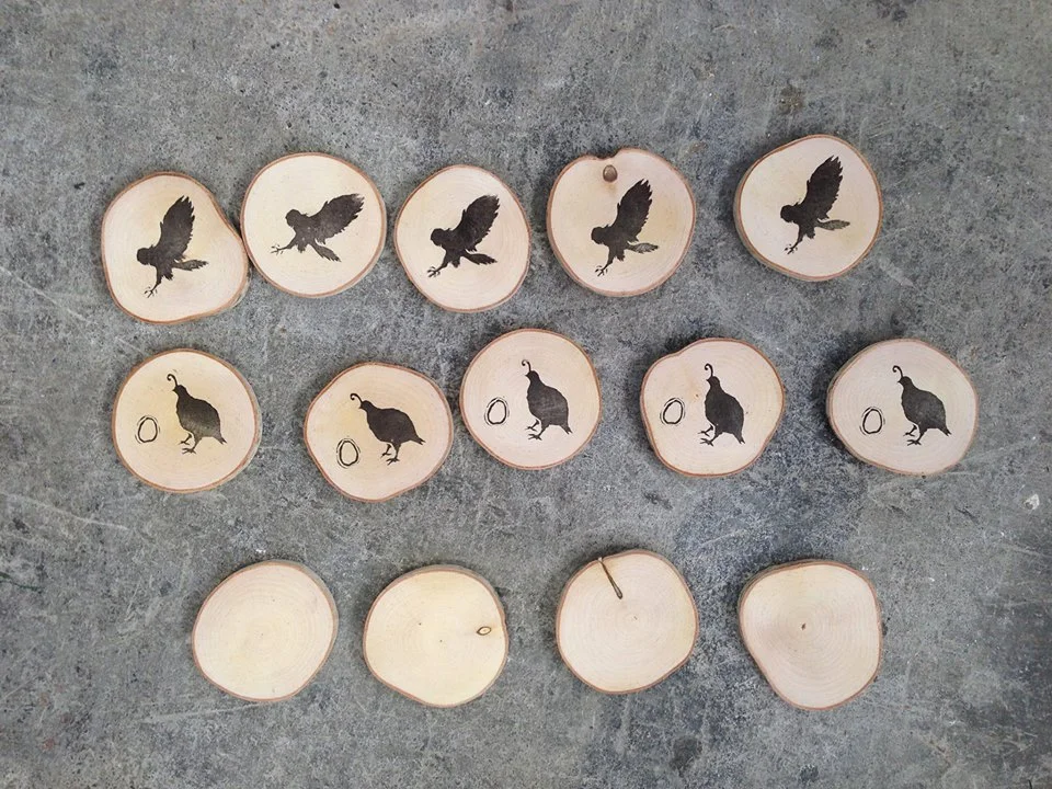 Coasters in progress