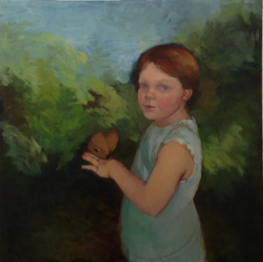 Isabella, oil on board, portrait commission in progress. 4/30/2013