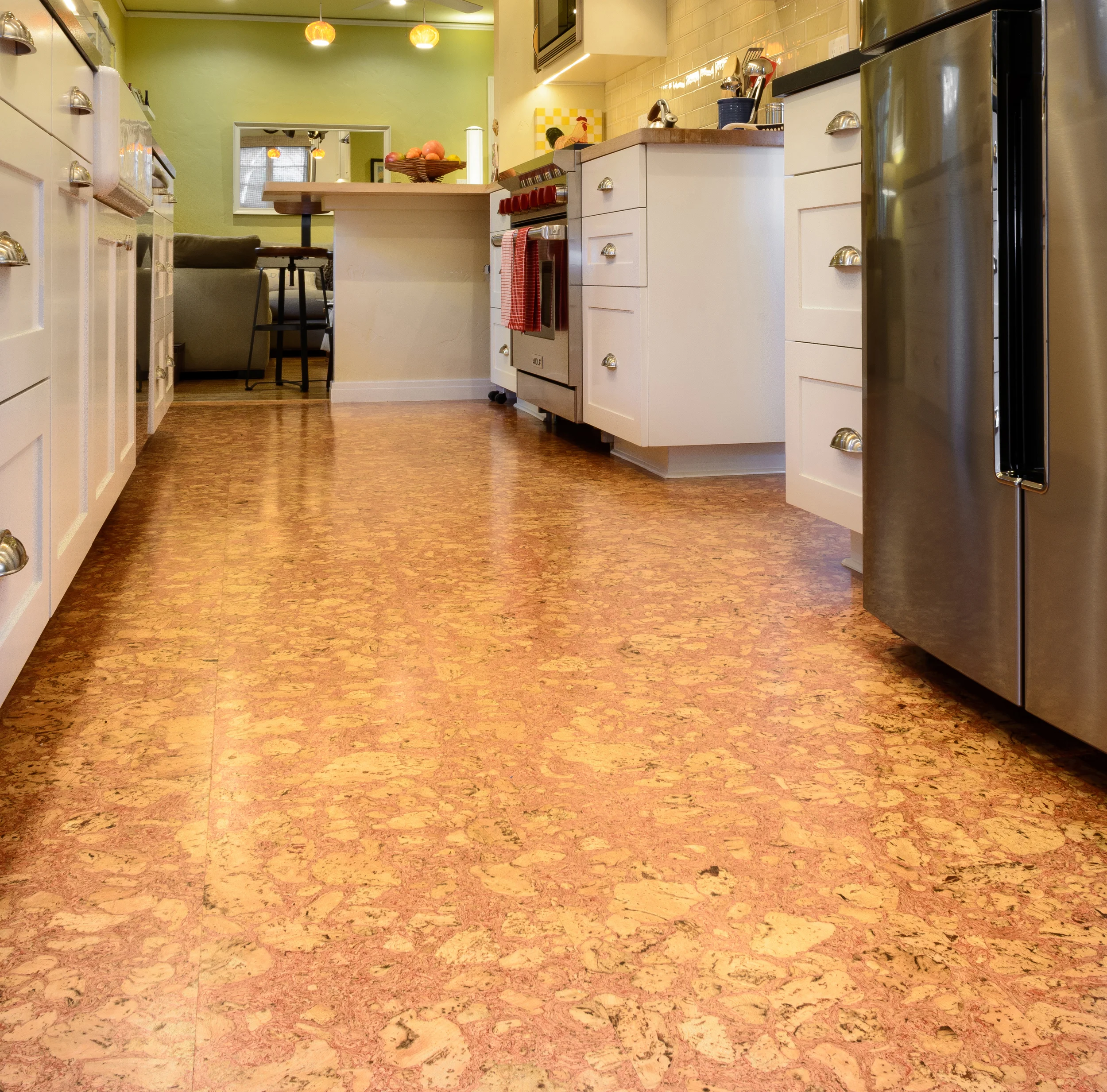 Cork kitchen flooring: "green" and environment friendly
