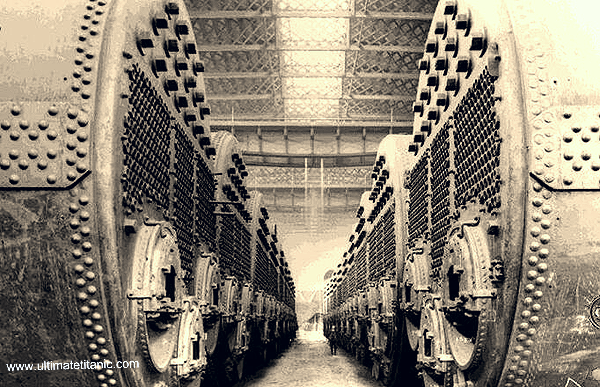24 Double Storey Scotch Class Boilers. There were a further five single story boilers also