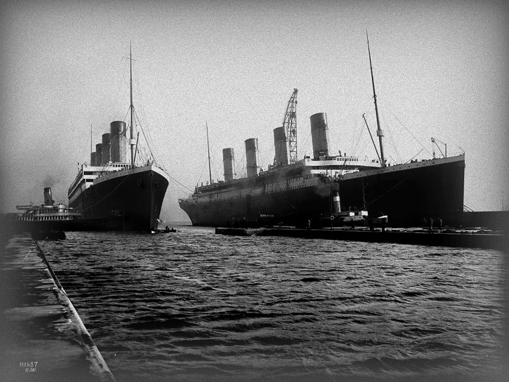 Titanic and Olympic were very similar. Could they have been switched for an insurance scam?