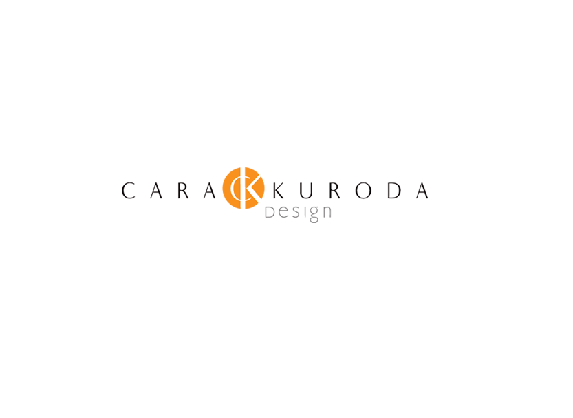  ​Logo identity for Cara Kuroda Design, a small business interior design and architect firm in San Mateo, California. 