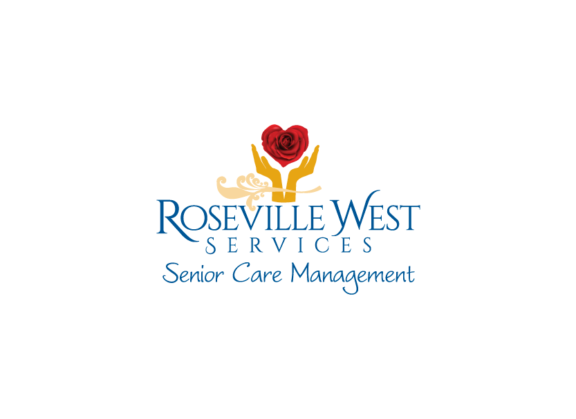  Logo design for ​Roseville West Services, a senior care&nbsp;management&nbsp;service company in Roseville, California. 