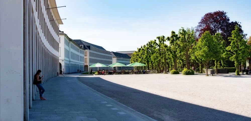Hot times in Karlsruhe are well received in shadows