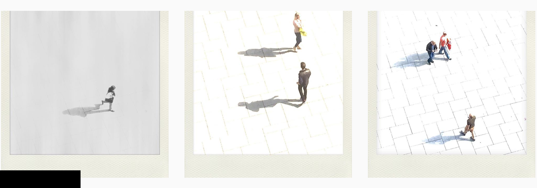 people in cities - minimalized activities