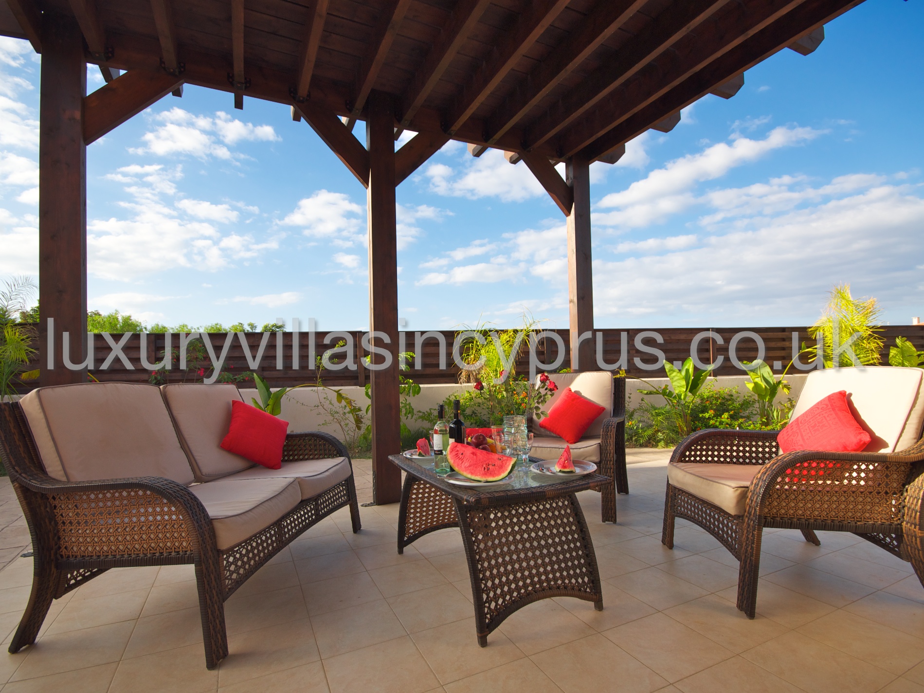 Comfortable outdoor furniture