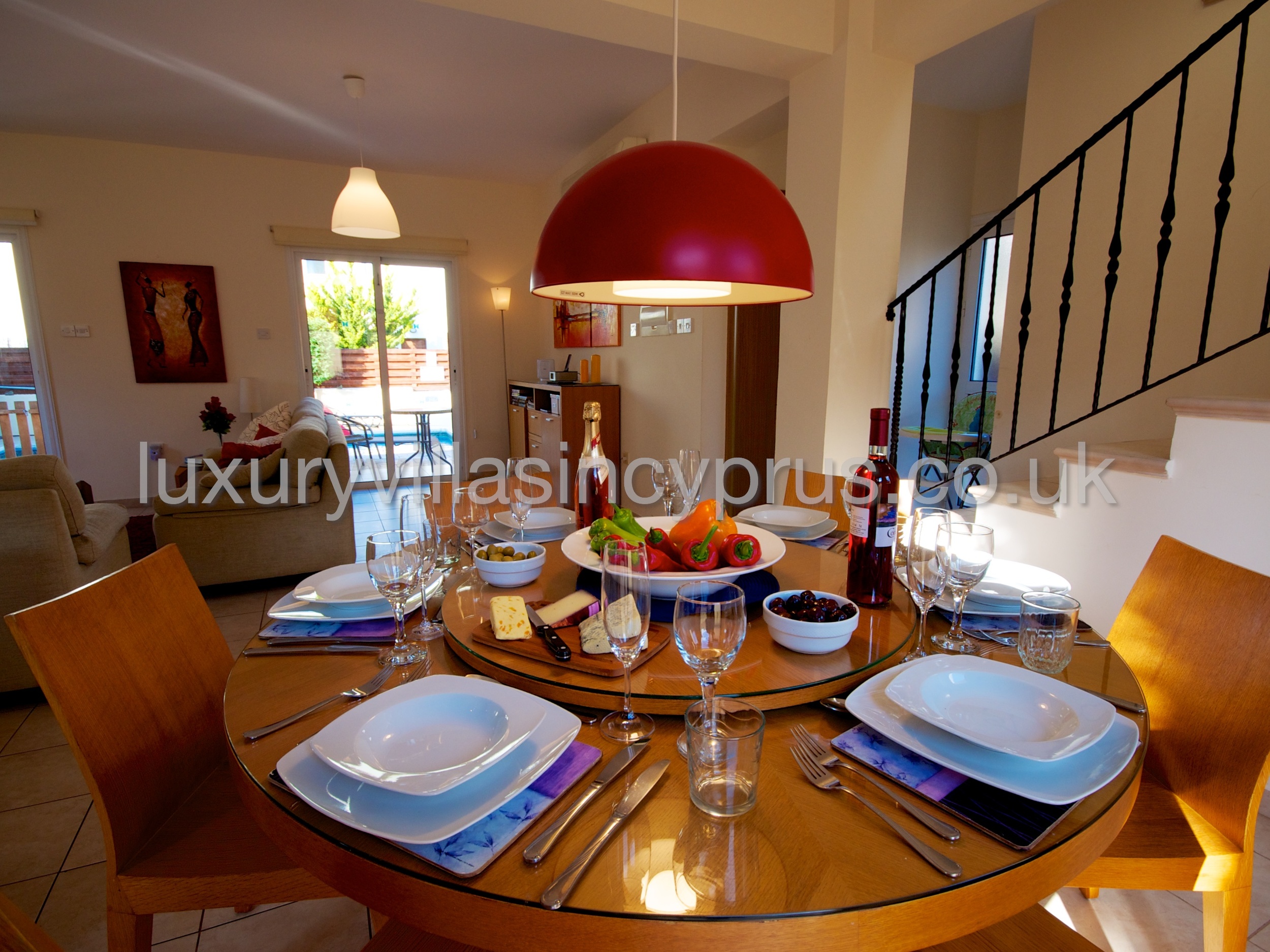 Family dining area