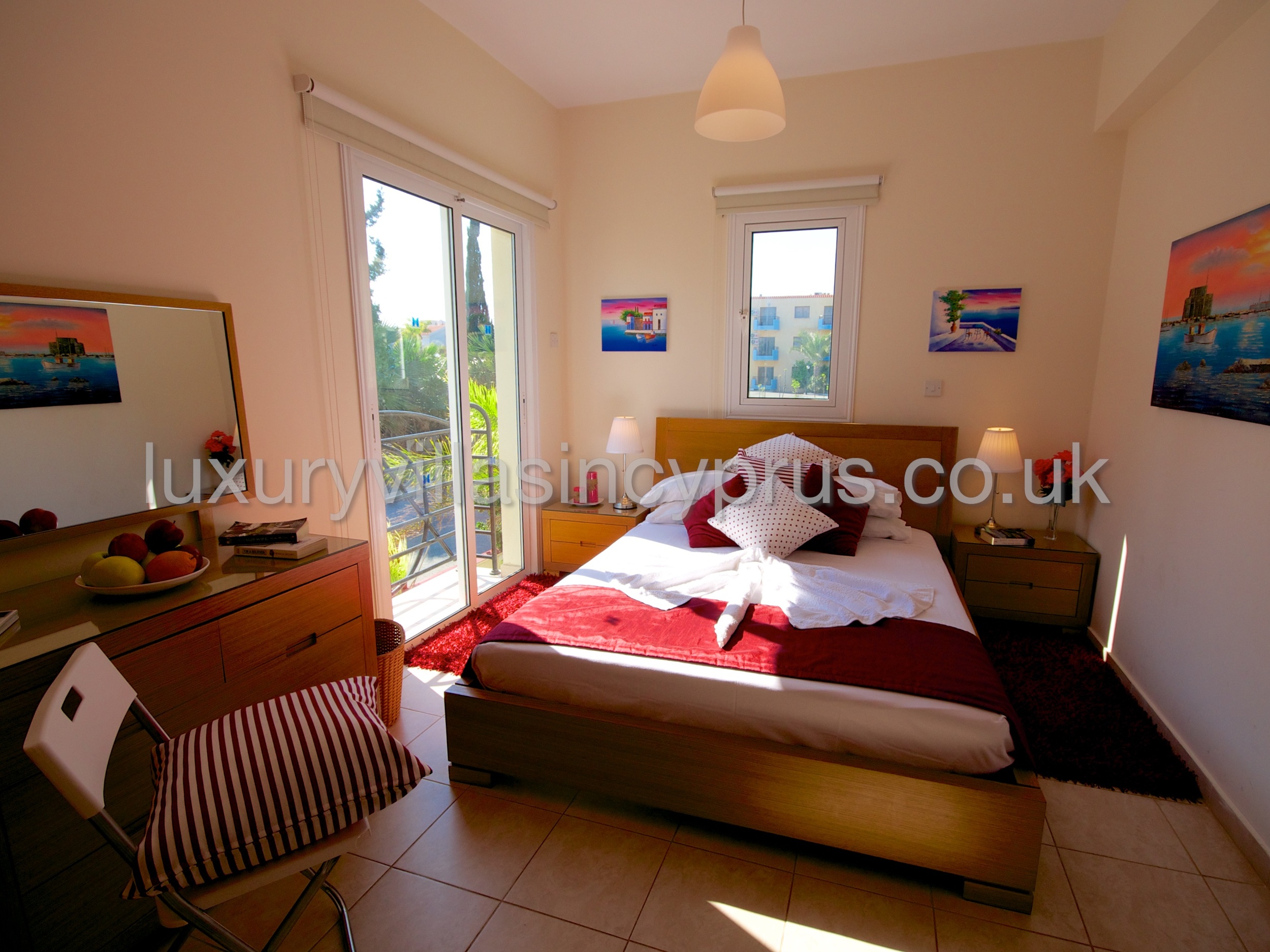 Comfortable master bedroom