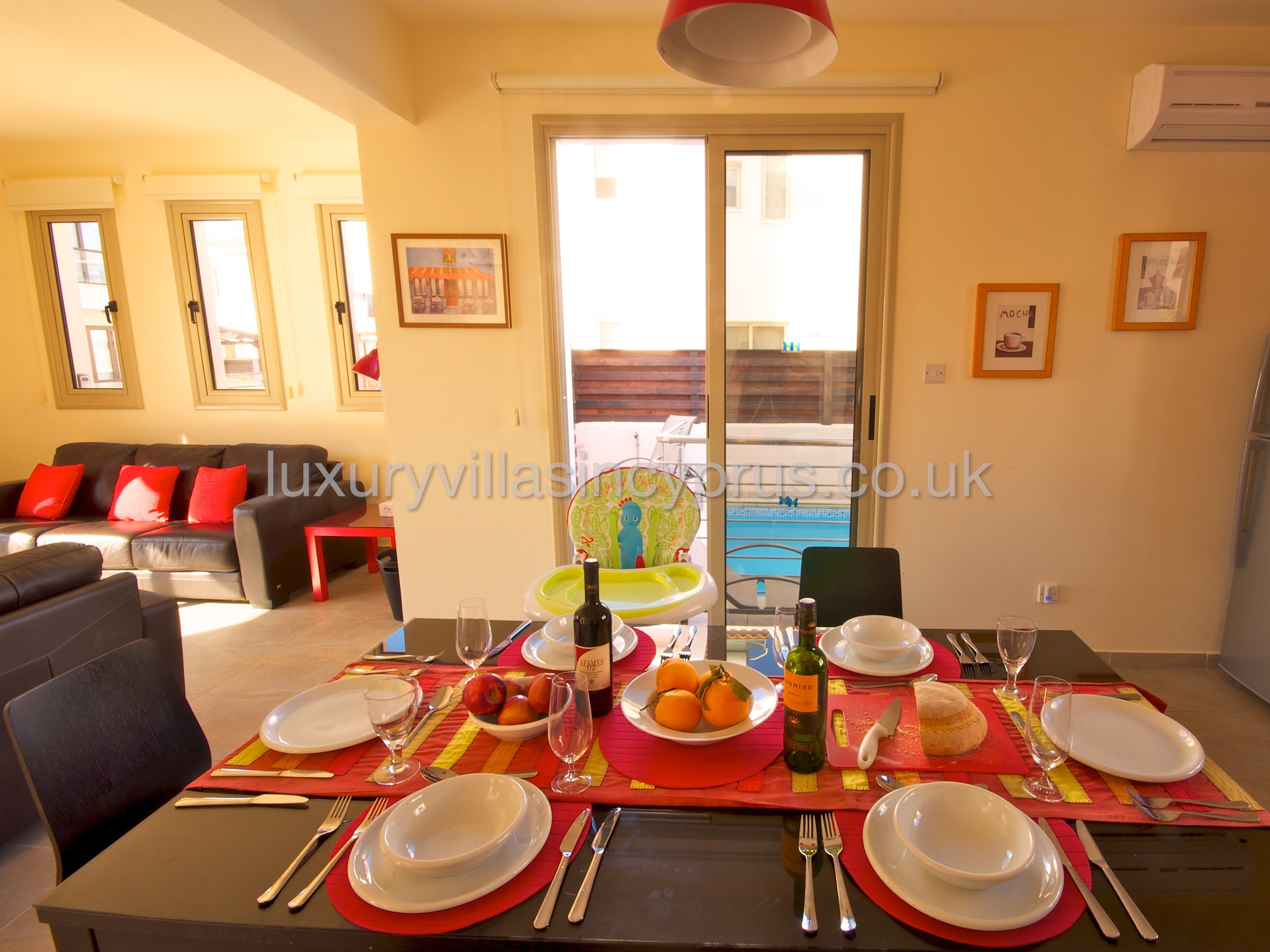 Family dining area