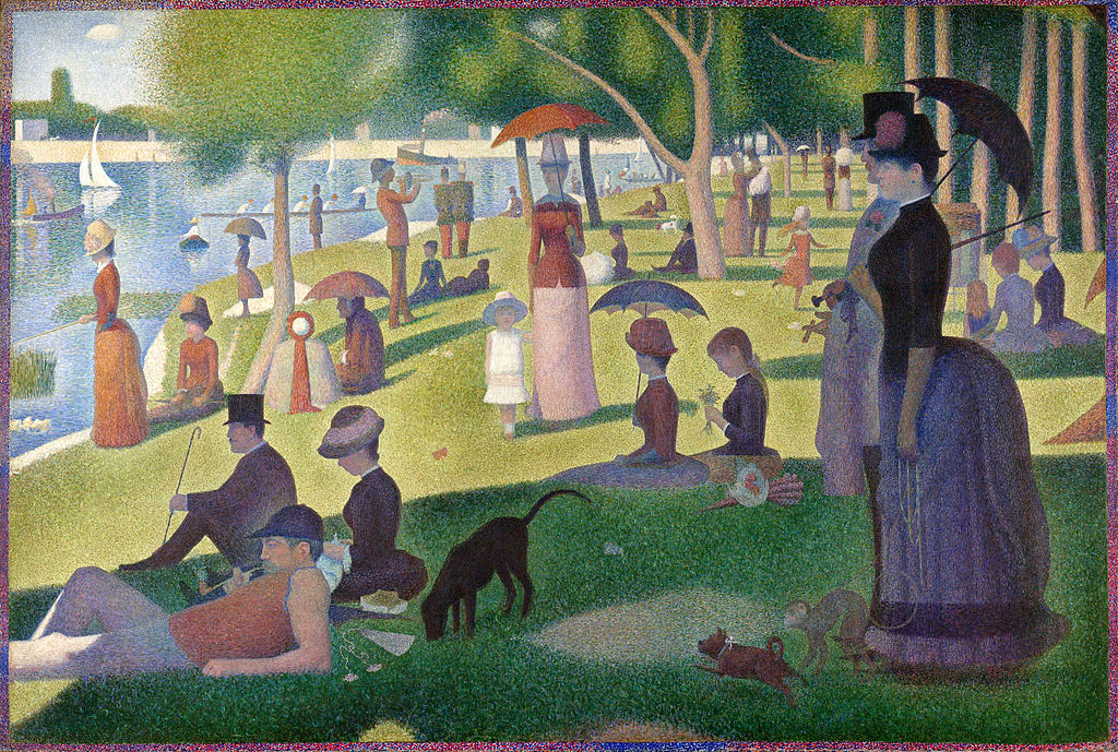 Un dimanche après-midi à l'Île de la Grande Jatte - Georges Seurat 1884-86