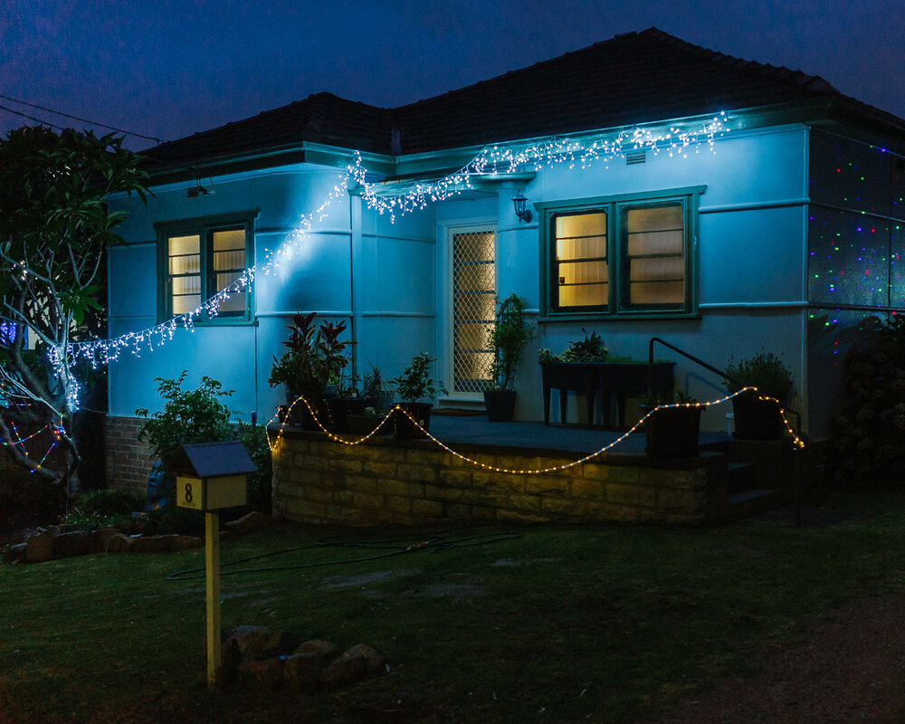 Christmas lights in Sutherland