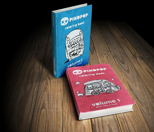 Download Pixopop Coloring Book Combo Digital Download Pixopop