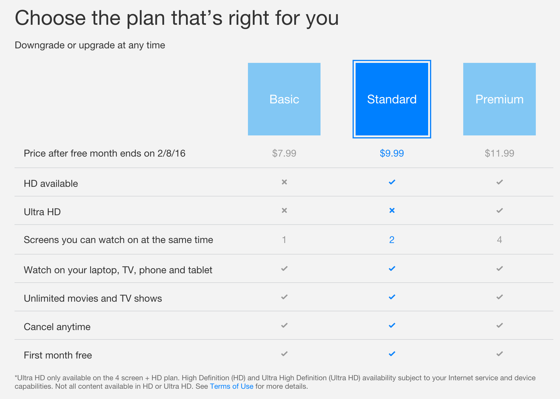 netflix prices מחירים נטפליקס