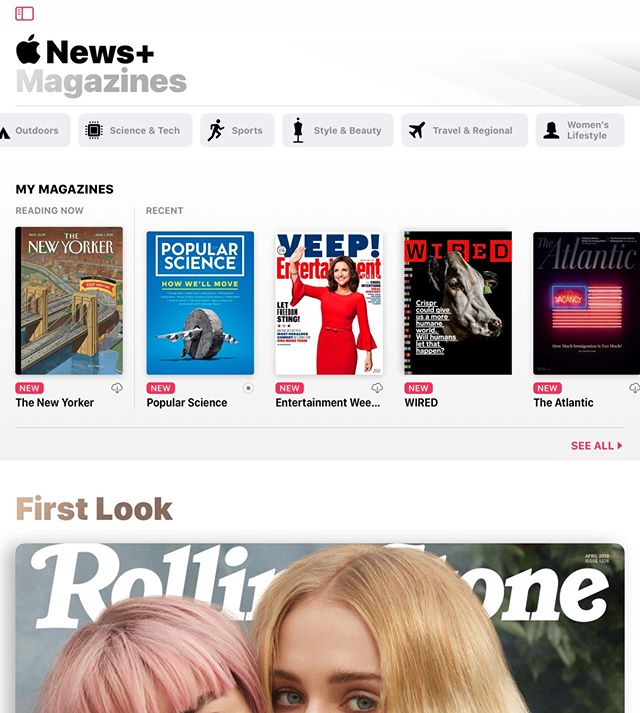 Apple News+ on an iPad⠀
#apple #news #ipad
