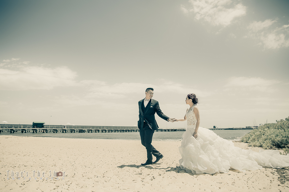 Middle Brighton Beach Wedding Photography