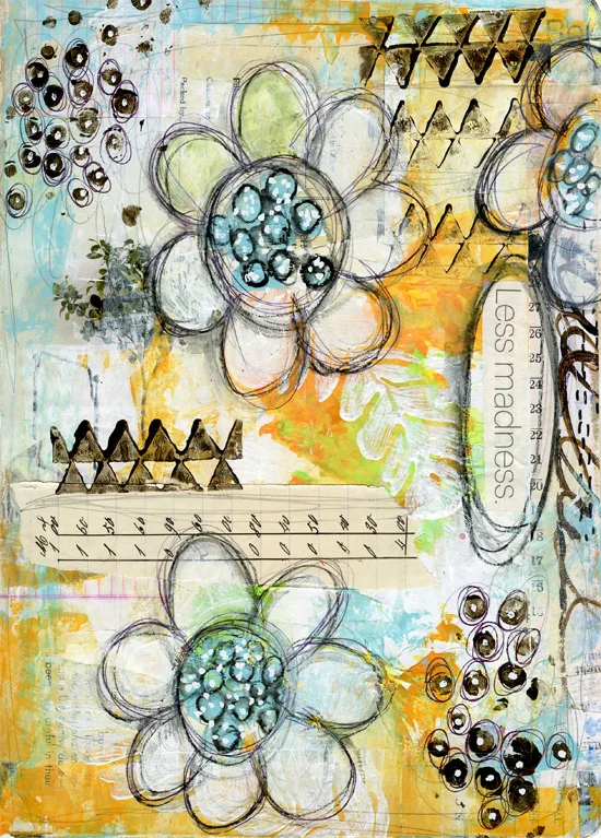 Using Acrylic Paint in Art Journaling...