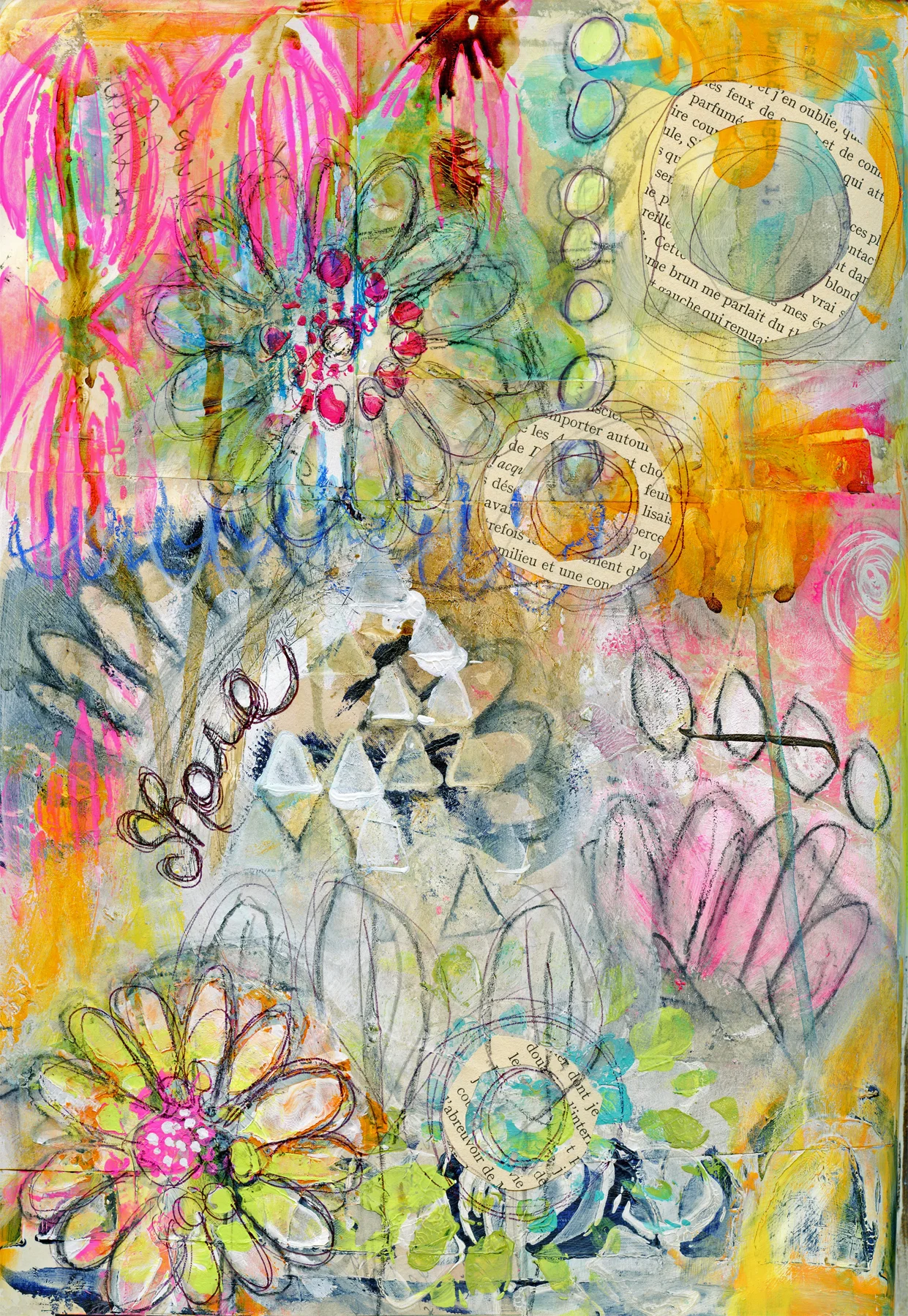 Art Journal Challenge - Using Stencils