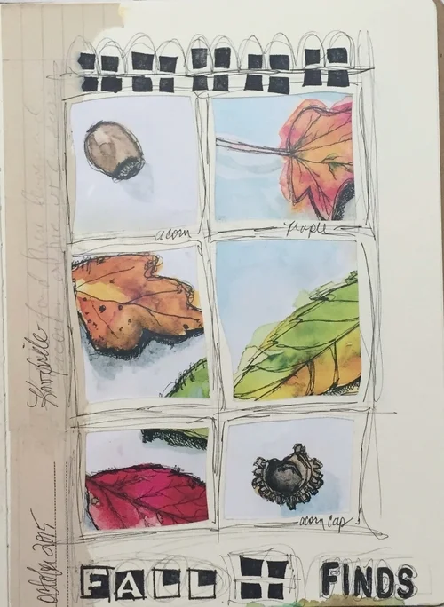 Using Hand Carved Stamps in Art Journaling