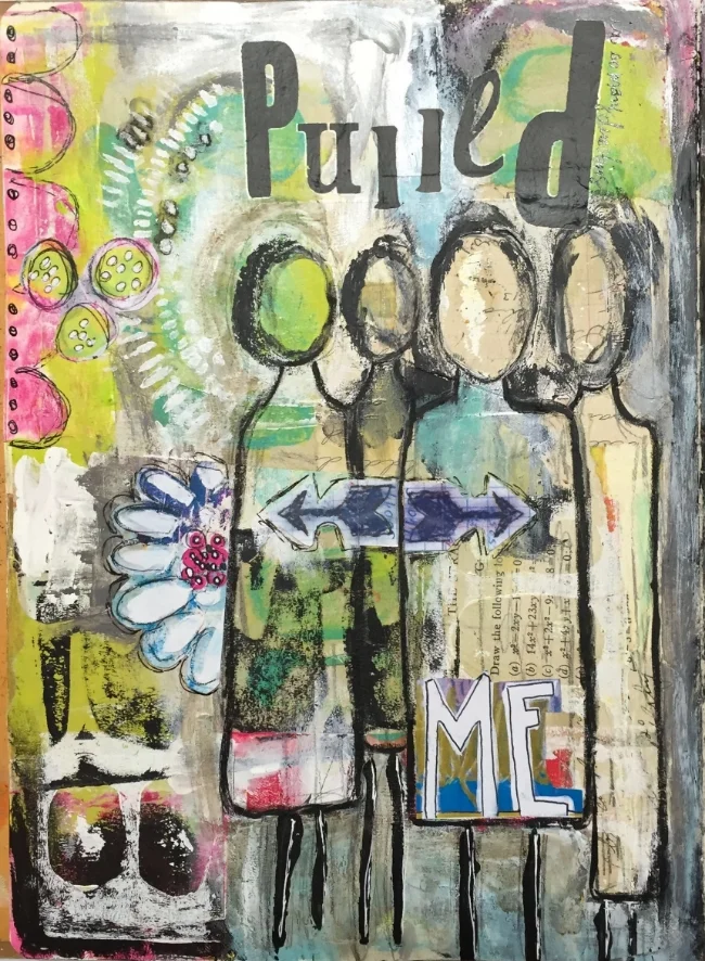 Using Words in Art Journaling