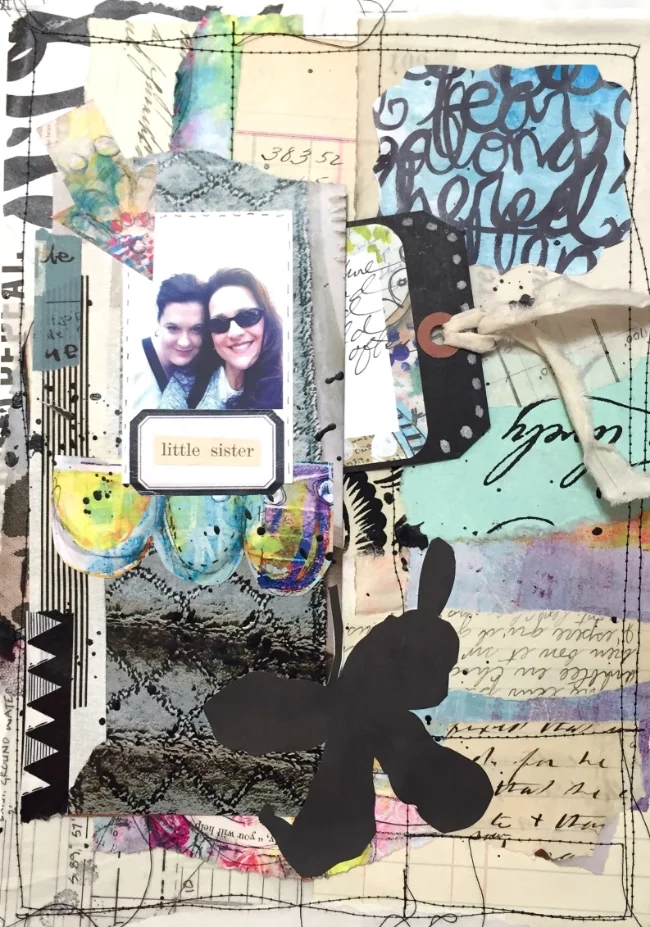 Hidden Places in Art Journaling