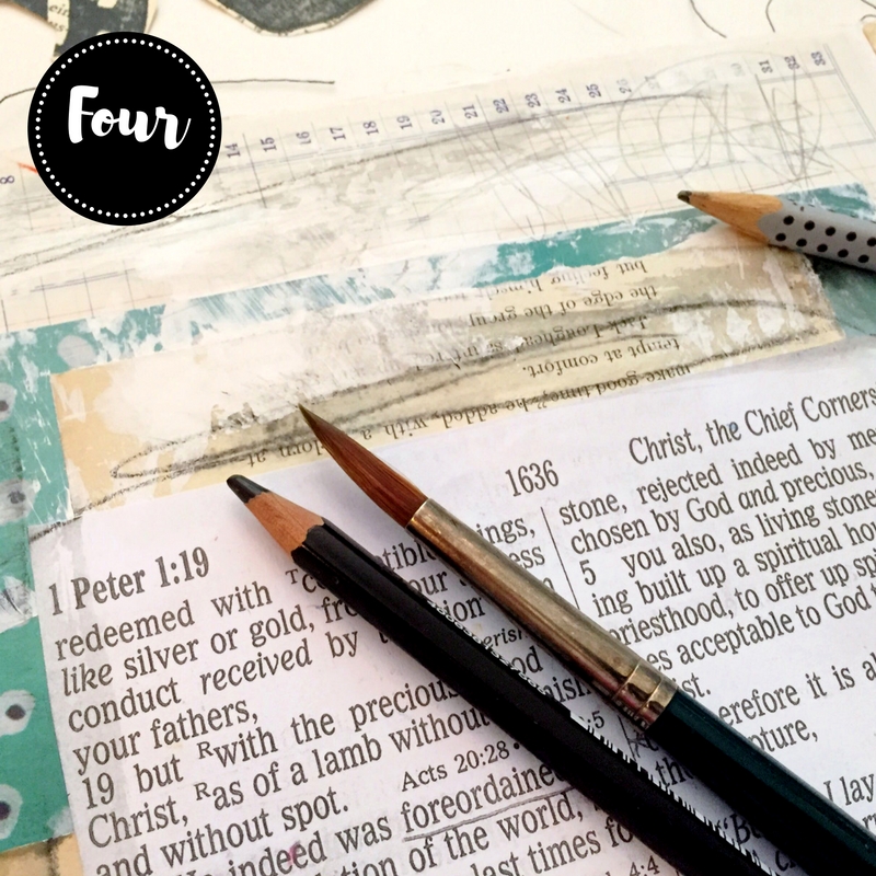 Mixed media style Bible Journaling with Roben-Marie Smith. In this step-by-step tutorial Roben-Marie brings her style to the hot trend that is Bible Journaling. Part of the 2016 I Am Project sponsored by Take Me Deeper. @robenmarie