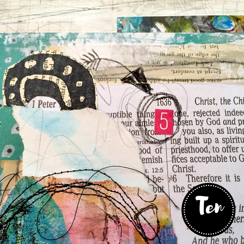 Mixed media style Bible Journaling with Roben-Marie Smith. In this step-by-step tutorial Roben-Marie brings her style to the hot trend that is Bible Journaling. Part of the 2016 I Am Project sponsored by Take Me Deeper. @robenmarie
