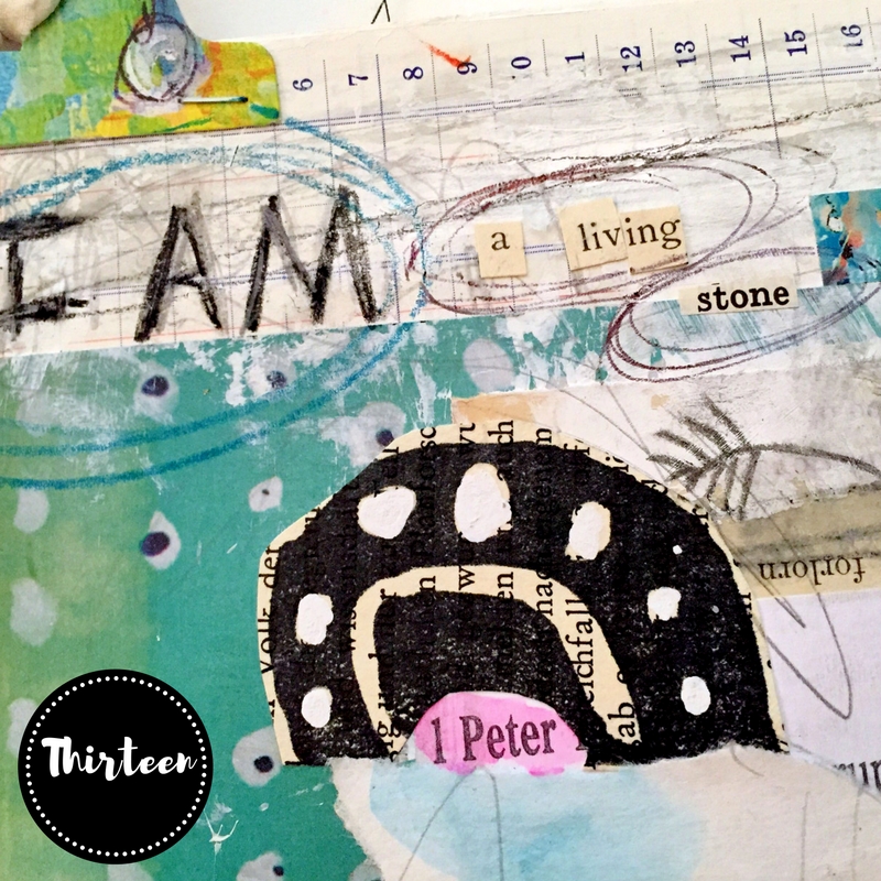 Mixed media style Bible Journaling with Roben-Marie Smith. In this step-by-step tutorial Roben-Marie brings her style to the hot trend that is Bible Journaling. Part of the 2016 I Am Project sponsored by Take Me Deeper. @robenmarie